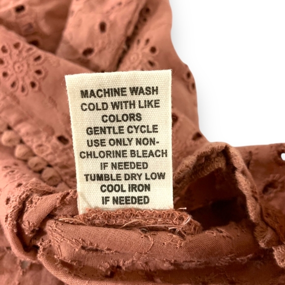 NWT Joie Broderie anglais crochet desert rose eyelet boho cotton tank top size S - Picture 10 of 11